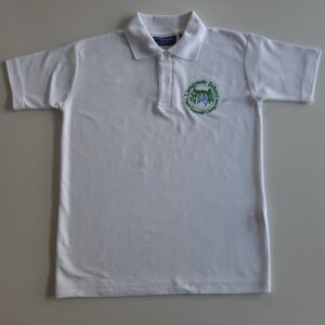 Llangynidr Primary School white polo