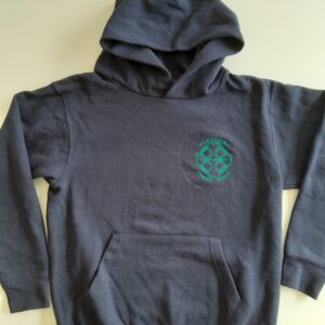 Navy P.E. Hoodie - Gladestry Primary School v2