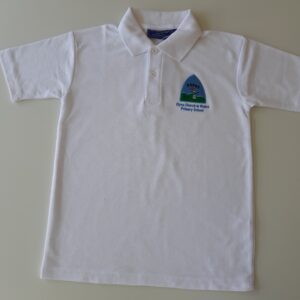 Clyro Primary School white polo