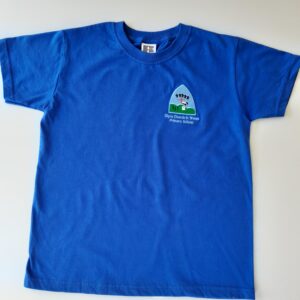 Clyro Primary School PE t-shirt royal blue