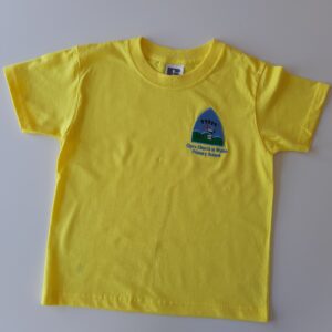 Clyro Primary School PE T-Shirt yellow
