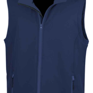 Brecknock YFC men's navy softshell gilet
