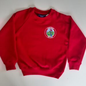 Ysgol Golwg Pen y Fan red sweater