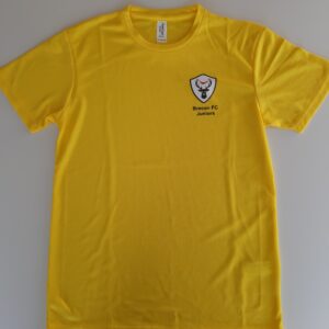 Brecon FC Juniors yellow sports top