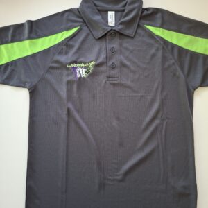 Llandefalle YFC Polo charcoal/lime
