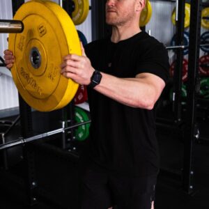 Velocity Fit men's black triblend t-shirt