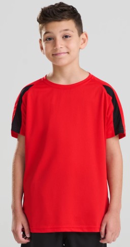 Ysgol Golwg Pen y Fan Sports PE t-shirt red/black